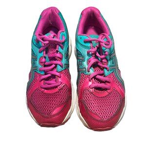 Asics Women's Athletic Shoes - Size 5 US, Pink & Green